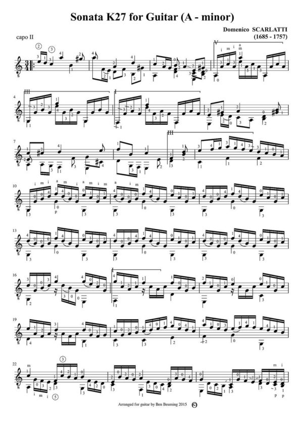 Scarlatti sonatas for guitar pdf